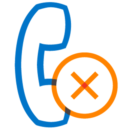 Selective Call Block Stylized illustration of two phones and one is blocked